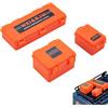 Runup 3 mini valigie decorative per 1/10 RC Trunk TRX-4 assiale Crawler SCX10 90046 CC01 D90 accessori di decorazione (arancione)