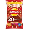 Walkers Patatine carnose multipack, 20 x 25 g