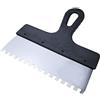 AERZETIX - C55075 - Spatola dentata/pettine per colla 250x8mm - mastice/terracotta/giunta per piastrelle/muratura/gesso - manico in plastica e lama in acciaio inossidabile