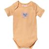 People Wear Organic Body a manica corta in cotone bio Cuore -col. giallo a righe