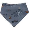 People Wear Organic Triangolo sciarpa in cotone bio Sealife -col. blu oceano