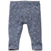 People Wear Organic Leggings baby in cotone bio fantasia Fiori -col. oceano