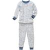 People Wear Organic Pigiama in cotone biologico Balena - col. grigio chiaro