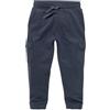 People Wear Organic Pantalone tuta cargo in cotone bio - col. blu scuro