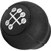 JNNJ Pomello Del Cambio per Auto, Manopola Cambio Manuale a 5 Marce Leva Del Cambio, Manuale Universale Pomello Cambiamento Pelle Shifter Auto, Per Auto a Trasmissione Manuale