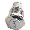 Mintice 12V Blu LED Veicolo Auto Momentaneo de Corno Pulsante Interruttore in Metallo Interruttore de Clacson Altoparlante Bilanciere 16mm On off