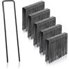 GardenMate 250x Picchetti di ancoraggio lunghi 150mm e larghi 25mm in filo d'acciaio dello spessore di 2,9mm, 4260313266357