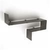 Petrozzi Up & Down Mensola 4 in Plexiglass in 18 Colori - Colore: Trasparente