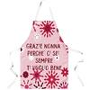 Babloo Grembiule da Cucina Idea Regalo Festa dei Nonni Grazie Nonna Perche' Ci Sei Sempre Ti Voglio Bene