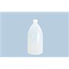 hünersdorff - Bottiglie di plastica da riempire con tappo a vite in LD-PE (infrangibili e adatte per alimenti), 1000 ml, trasparente