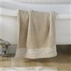Dreams & Drapes Lacie - Asciugamano da bagno, 100% cotone, 70 x 130 cm, colore: Naturale