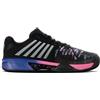 K-Swiss Performance Express Light 3 Padel, Scarpe da Tennis Uomo, Black/True Blue/Neon Pink, 40 EU