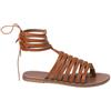 CHATTAWAK 5elinecamel36, Sandali Donna, Marrone, 36 EU