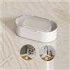 Sbomi Portasapone doppio strato con coperchio, Scatola per sapone, Porta Saponetta Bagno, contenitore portasapone, porta sapone solido perfetto per casa, bagno, viaggi, campeggio (Trasparente)