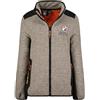 Geographical Norway Tangelo Lady - Giacca in Pile Donna con Zip - Abbigliamento Caldo Comodo - Felpa Maniche Lunghe Resistente - Maglione Invernale Ideale Autunno Inverno (Nero XL)