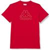 Kappa Maglietta Cremy, T-Shirt Ragazzi, Peperoncino Rosso, 10 Anni