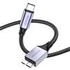 MOGOOD Cavo da USB C Maschio a Micro B (2M), Cavo da Micro B a USB3.0 C Maschio, Cavo da USB C a Micro B per Unità Disco Compatibile con Toshiba, Seagate, WD, Galaxy S8/S9/S10, Ecc.