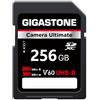 GIGASTONE UHS-II V60 256GB SD Card Camera Ultimate, Velocità fino a 280/180MB/s, U3 SDXC 4K Ultra HD UHD Video per DSLR Canon, Nikon, Sony, Pentax, Kodak, Panasonic, con 1 mini custodia