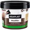 AGUAPLAST Stucco per Legno Pronto all'Uso - Aguaplast Woodfiller Colore Noce chiaro 1 kg Fibrorinforzato - Riempitivo per Buchi e Crepe su Mobili, Infissi e Pavimenti - Verniciabile Senza Fondo