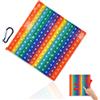 Zamety Pop It Bambini, Pop It, Popit Fidget Toys, Poppit La Pratica Dei Numeri di Moltiplicazione, Antistress Giochi, Giocattoli per Bambini Adulti per L'Educazione Speciale All'Autismo, 20 x 20 cm