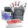 Bullets Playing Cards, 2x Carte da poker in plastica design impermeabile con quattro segnapunti, Mazzo Deluxe con indice Jumbo, per il Poker Texas Holdem