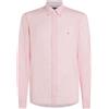 Tommy Hilfiger Camicia Uomo Camicia in Lino, Nero (Black), XS