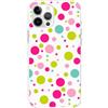 Mixroom - Cover Custodia Back Case in TPU Silicone Morbido per iPhone 15 PRO Max Fantasia Pois Colorati Q254