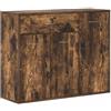 vidaXL Credenza Rovere Fumo 88x30x70 cm in Legno Ingegnerizzato