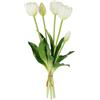 Flair Flower Real-Touch - Fascia a forma di tulipano, fiori artificiali, decorazione primaverile, decorazione pasquale, tulipano, tulipano, in lattice, fiori artificiali, decorazione da tavolo, fiore