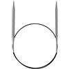 Prym 211311 - Ferri circolari per lavorare a maglia, in alluminio, 100 cm, 6 mm, colore: Grigio