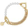 iXXXi Connect Bracciale composito Jessica Gold | 17 cm, 17cm, Acciaio inossidabile, Nessuna pietra preziosa