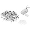 DIGITUS Connettori a crimpare Cat 6A - 100 Pezzi - Connettori di Rete RJ45 schermati - per Cavi di Rete Cat6A, Cavi di Posa e Cavi LAN Ethernet Poe - 10GBase-T - 8P8C - da AWG 23/1 a AWG 22/1