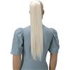 CAISHA 60cm Posticcio Per Capelli Hailey Con 2 Nastri Coda Di Cavallo Voluminoso Capelli Finti Liscio Biondo Bianco HC4