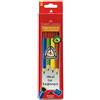 Faber-Castell 116527 - Astuccio con 12 ecolápices triangolare jumbo, Multicolore