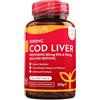 Nutravita Olio di Fegato di Merluzzo Capsule 1000 mg - 365 Capsule Premium di Olio di Pesce - Omega 3 Alta Resistenza con Vitamine A, D, E e di Aglio - Supporta la Salute di Cuore e Cervello - Nutravita