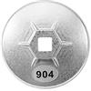 Candeon Chiave per filtro olio 79mm 15 flauto Tappo in alluminio per filtro olio Chiave per cartuccia Strumento per rimozione presa auto