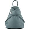 modamoda de - T179 - ital: zaino da donna in pelle, Colore: blu colomba, siehe Beschreibung