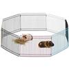 Relaxdays - Recinto a maglie strette per porcellini d'India e altri animali, 24 cm, multicolore