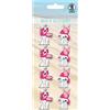 Ursus 564000524F - Set di 8 accessori creativi, motivo fenicottero, autoadesivi, assortiti in 2 motivi, 8 pezzi