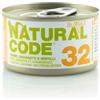 Natural Code Adult Cat Jelly Cibo Umido per Gatti - 32 - Tonno Amaranto e Mirtillo - 24x85 gr - IN SOFT JELLY