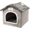 Pratvider Inverno Caldo Gatto casa - Cuccia per Cani Chiusa Pieghevole - Rifugio per Gatti al Coperto per Piccoli condomini per Animali Domestici