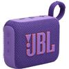JBL GO 4 Speaker Bluetooth Portatile, Altoparlante Wireless con Design Compatto, Waterproof e Resistenza alla Polvere IP67, fino a 7 h di Autonomia, USB, Compatibile con App JBL Portable, Viola