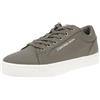 Calvin Klein Jeans Classic Cupsole Low Lth in DC YM0YM00976, Sneaker con Suola Uomo, Verde (Dusty Olive/Bright White), 44 EU