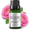 AMYRON Olio Essenziale Rosa Damascena AMYRON al 10% | Diluito Con olio di jojoba 15ml Naturale Al 100% Ideale Per Aromaterapia E Diffusore Oli Essenziali | Massaggi aromatici | Uso Topico.