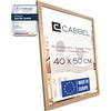 CABBEL Cornice 40x50 cm, Rovere, robusta cornice in legno MDF, plexiglass infrangibile, da appendere e da