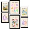 Nacnic Set di 6 Poster di Henri Matisse. Vegetazione. Stampe di fauvismo e arte astratta per l'interior design e la decorazione. A3 & A4, senza cornici.