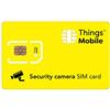 Things Mobile SIM Card per VIDEOCAMERA Things Mobile con copertura globale e rete multi-operatore GSM/2G/3G/4G LTE, senza costi fissi, senza scadenza e tariffe competitive, con 10 € di credito incluso