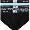 Calvin Klein Slip Confezione da 3 Uomo Intimo, Multicolore (Aquatic Polka Not Prt_Aquatic Blk), XS