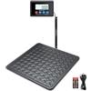 UNIWEIGH Bilancia postale 440lbs x 10g,piattaforma in lega d'acciaio resistente,bilancia per pacchi/magazzino/bagagli, bilancia per pacchi con funzione LCD/Hold/Tara,alimentata a batterie e USB.