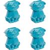Metrox Umidificatore 4 pezzi in ceramica cane blu da fissare al radiatore, riscaldamento evaporatore diffusore a1512